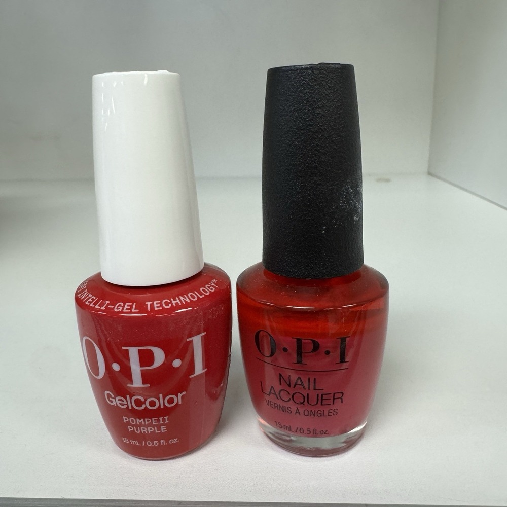 OPI GELCOLOR + Duo MATCHING GEL POLISH POMPEII PURPLE (GC C09 / NL C09)